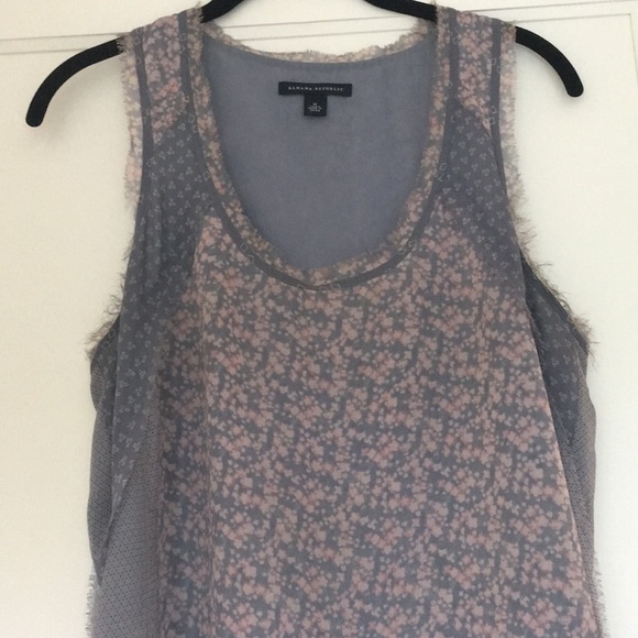 Banana Republic Floral Silk Tank - Picture 1 of 6
